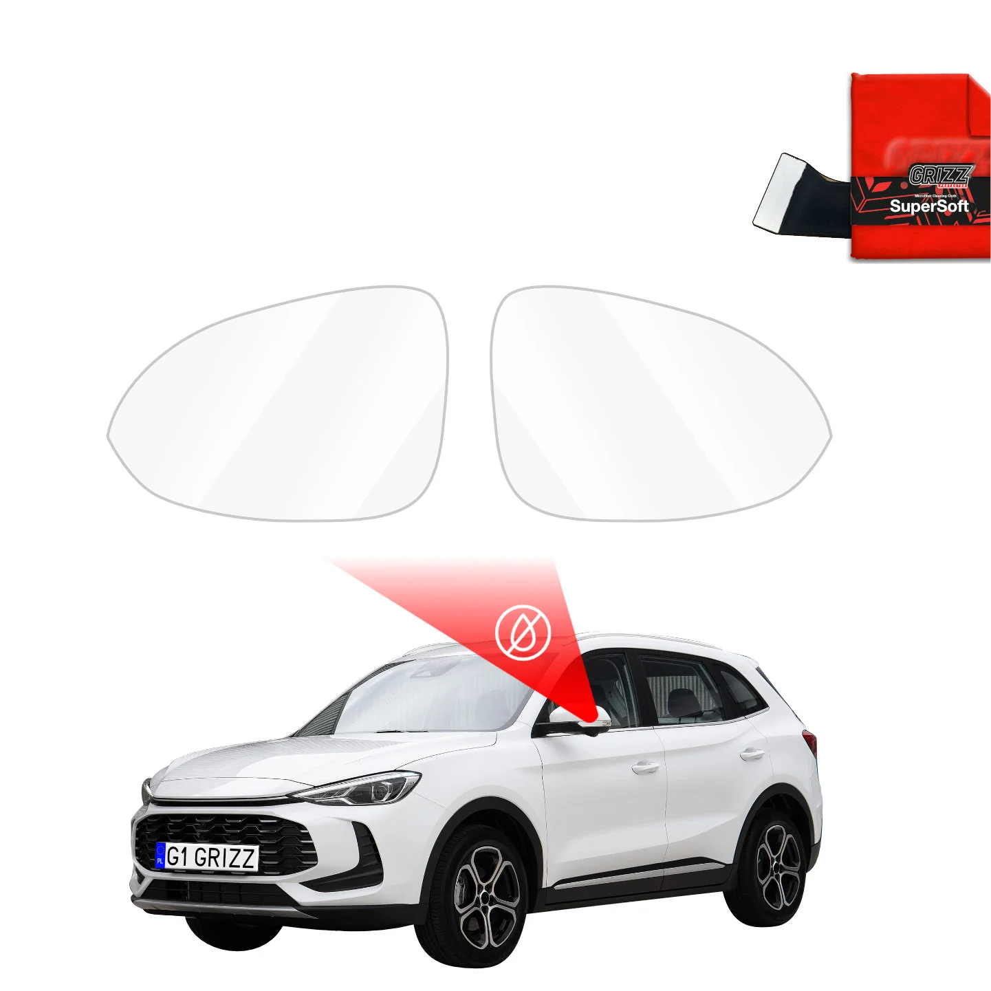 Regenschutzfolie für Außenspiegel - MG ZS (2019-2026)
