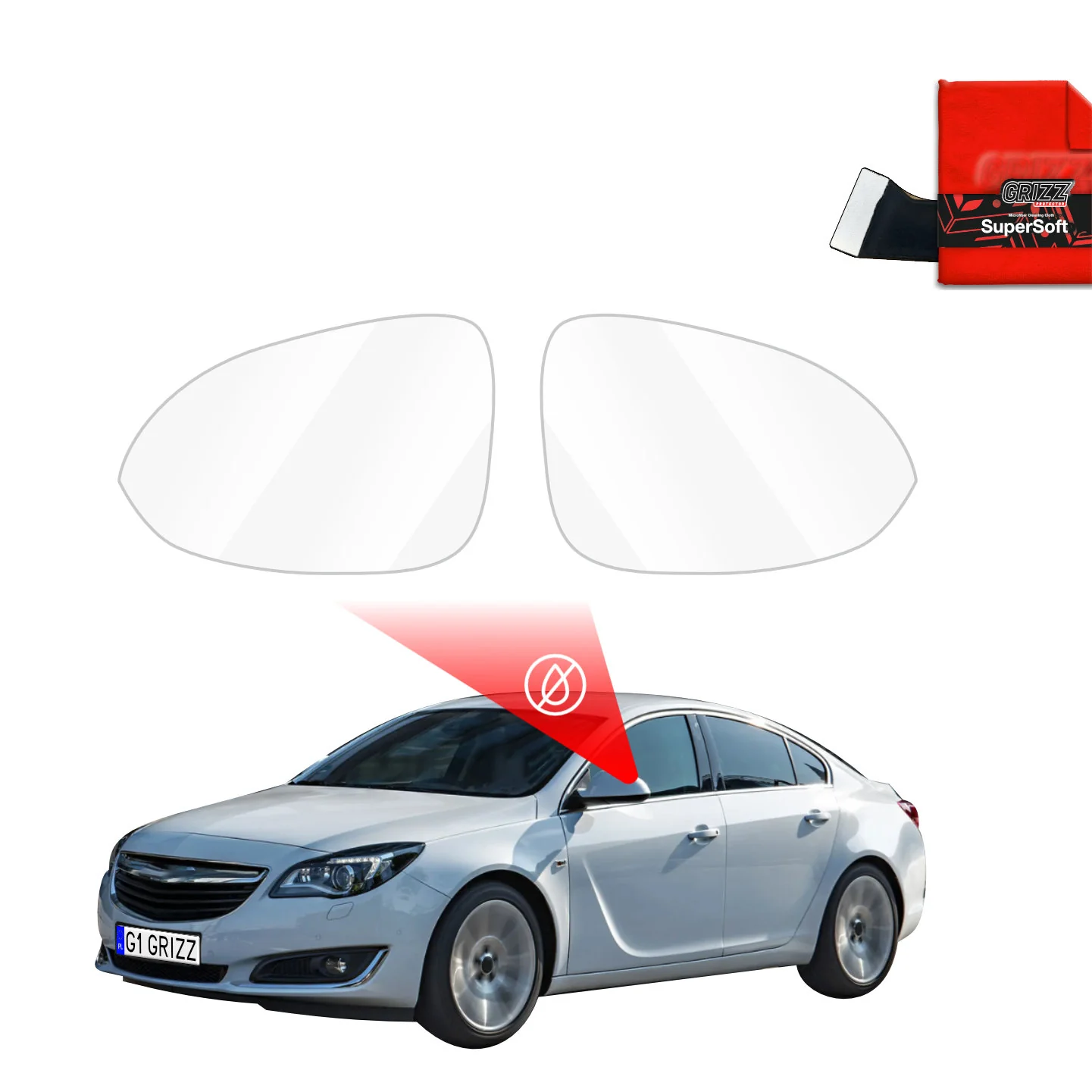 Regenschutzfolie für Außenspiegel - Opel Insignia Sedan Facelifting (2013-2017)