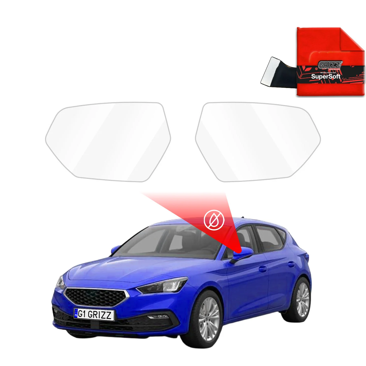 Regenschutzfolie für Außenspiegel - Seat Leon (2022-2026)