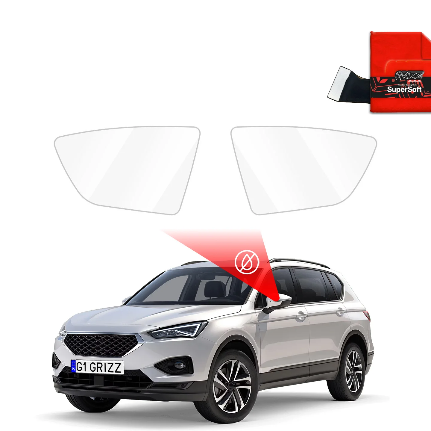 Regenschutzfolie für Außenspiegel - Seat Tarraco (2017-2024)