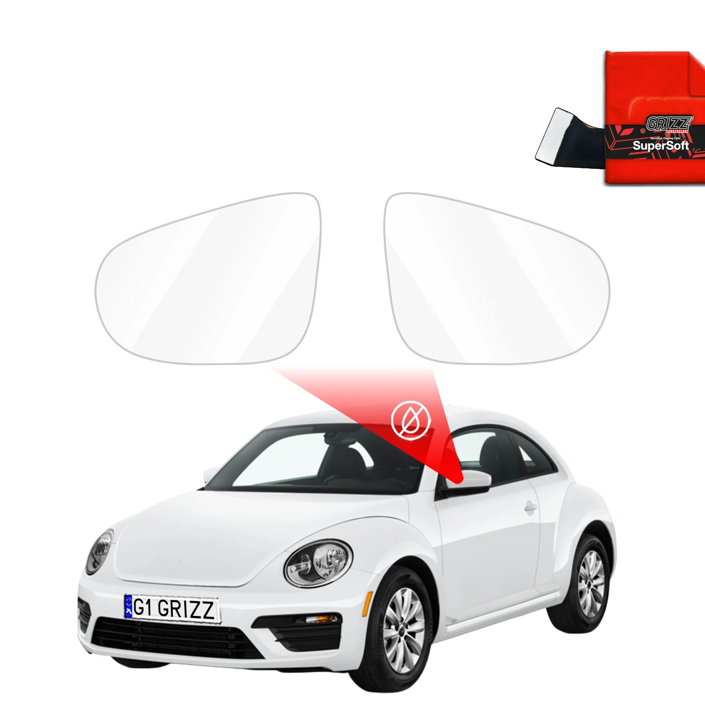 Regenschutzfolie für Außenspiegel - Volkswagen Beetle (2011-2019)