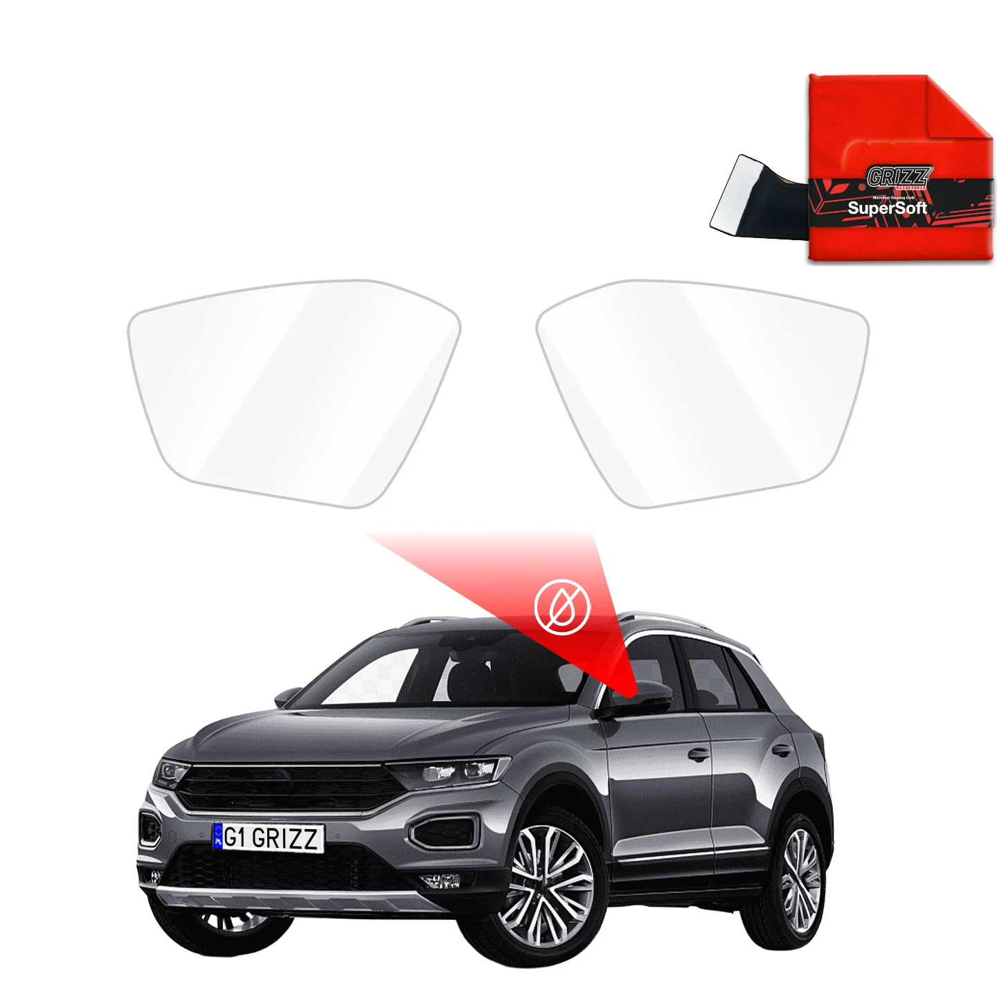 Regenschutzfolie für Außenspiegel - Volkswagen T-Roc (2017-2021)