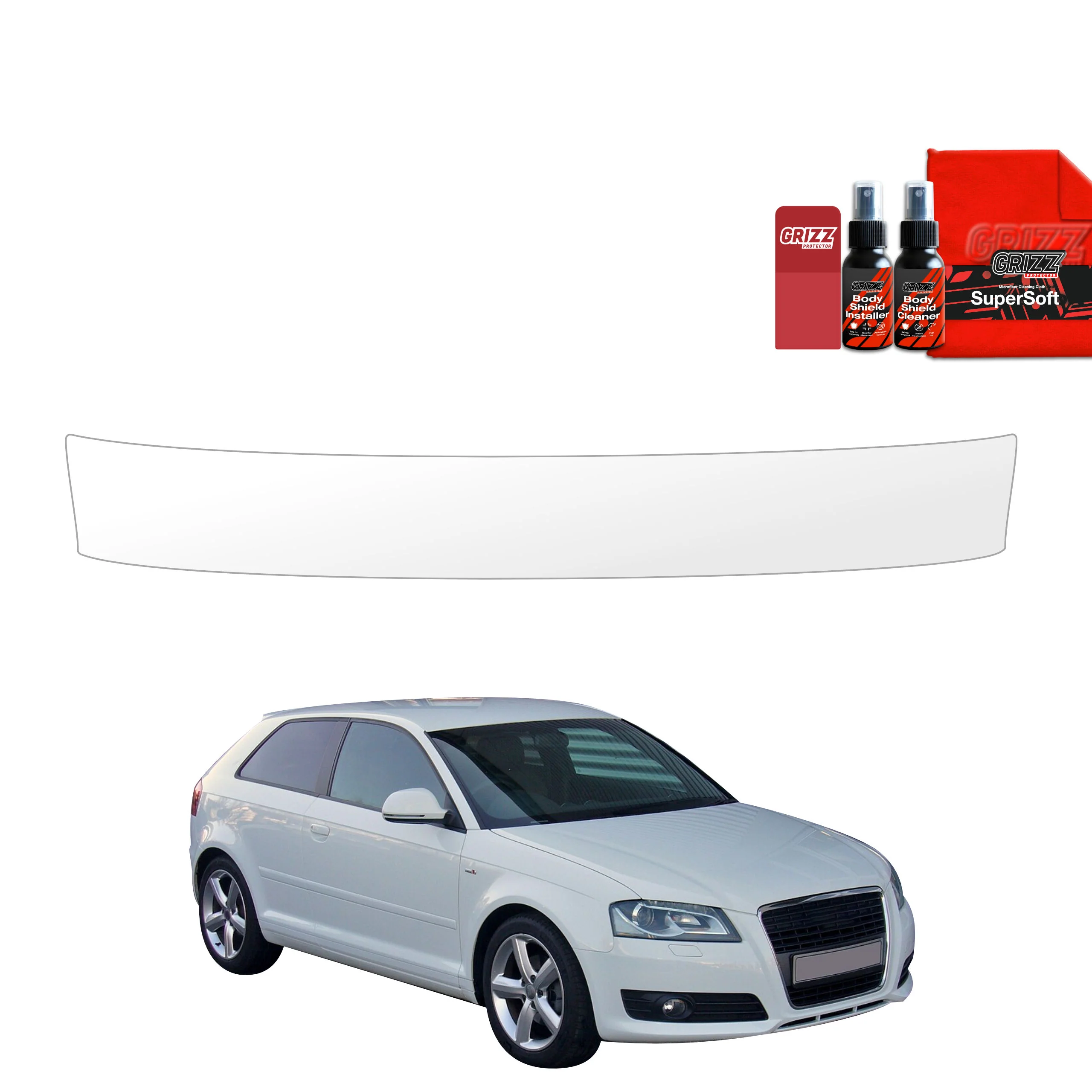 Schutzfolie für Ladekante - Audi A3 8P Hatchback 3D (2003-2008)