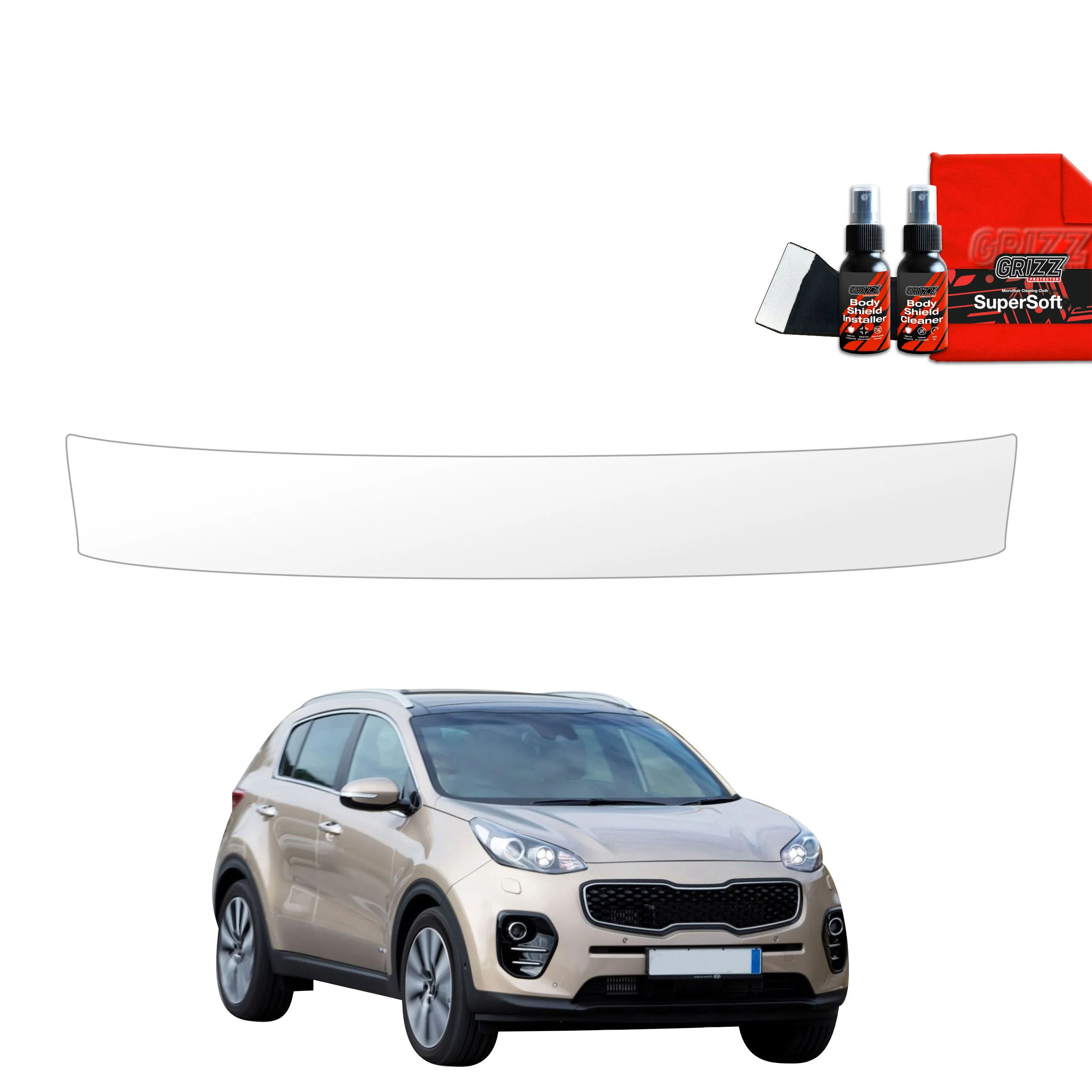 Schutzfolie für Ladekante - Kia Sportage 4 (2018-2021)