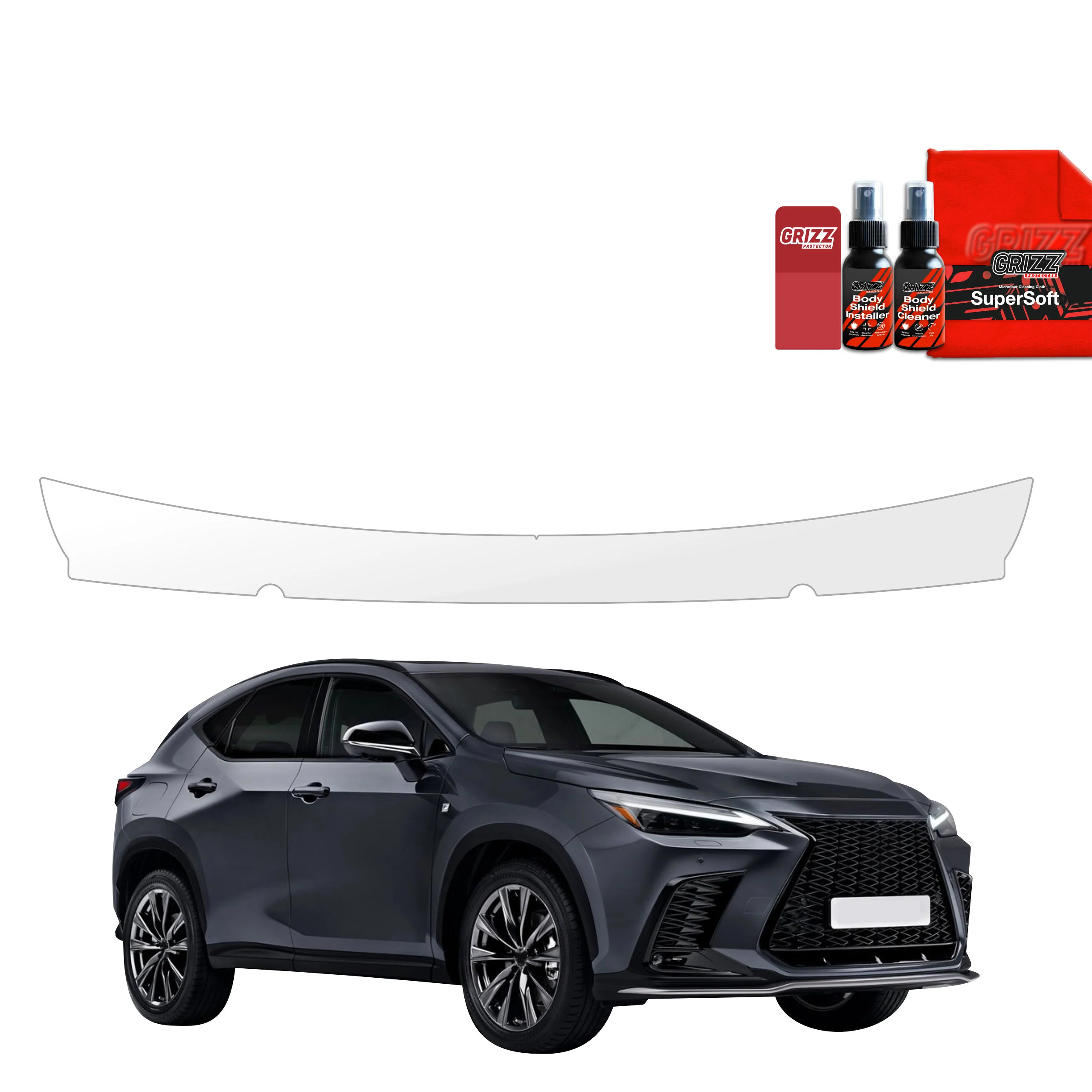 Schutzfolie für Ladekante - Lexus NX 350h (2021-2023)