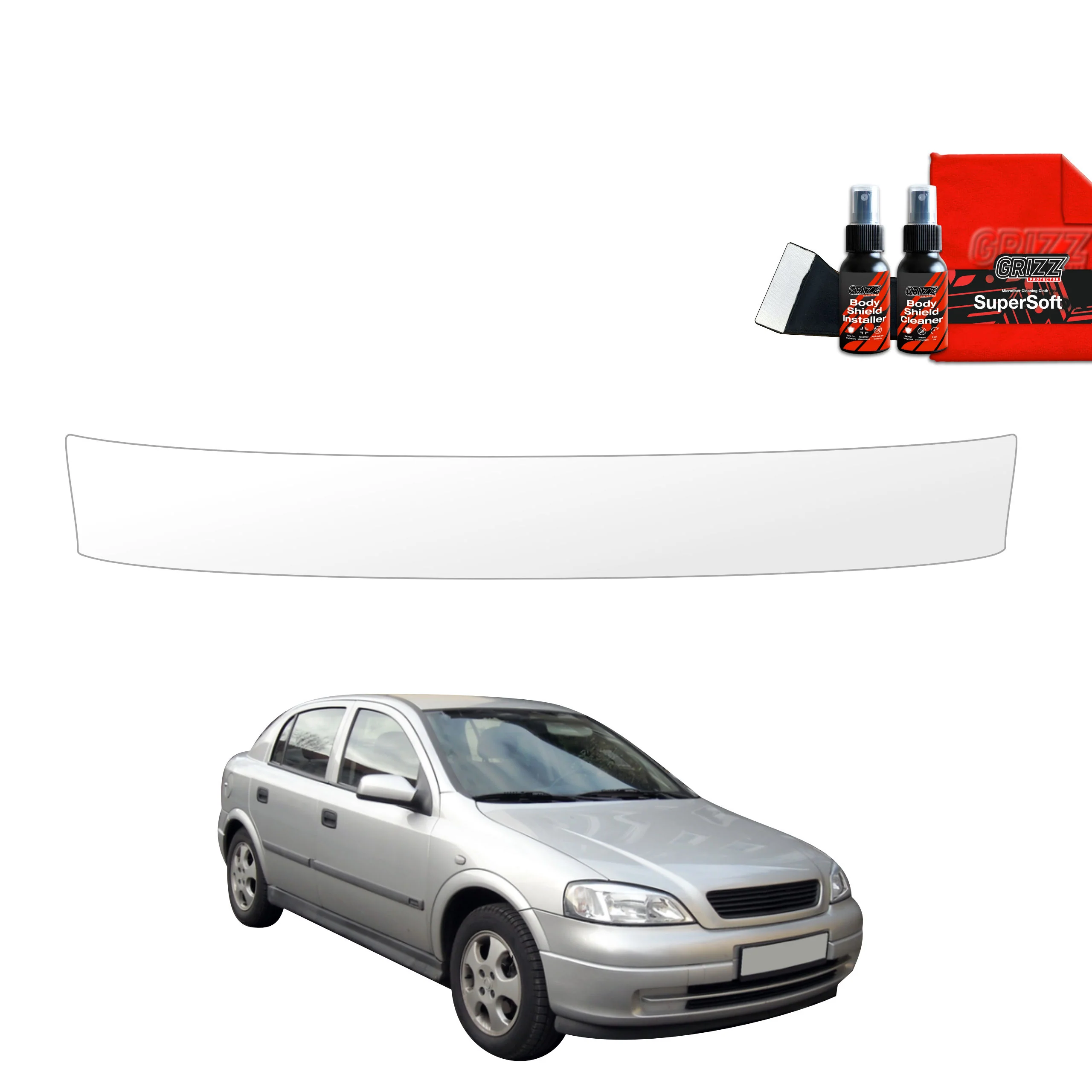 Schutzfolie für Ladekante - Opel Astra G Hatchback 5D (1998-2009)