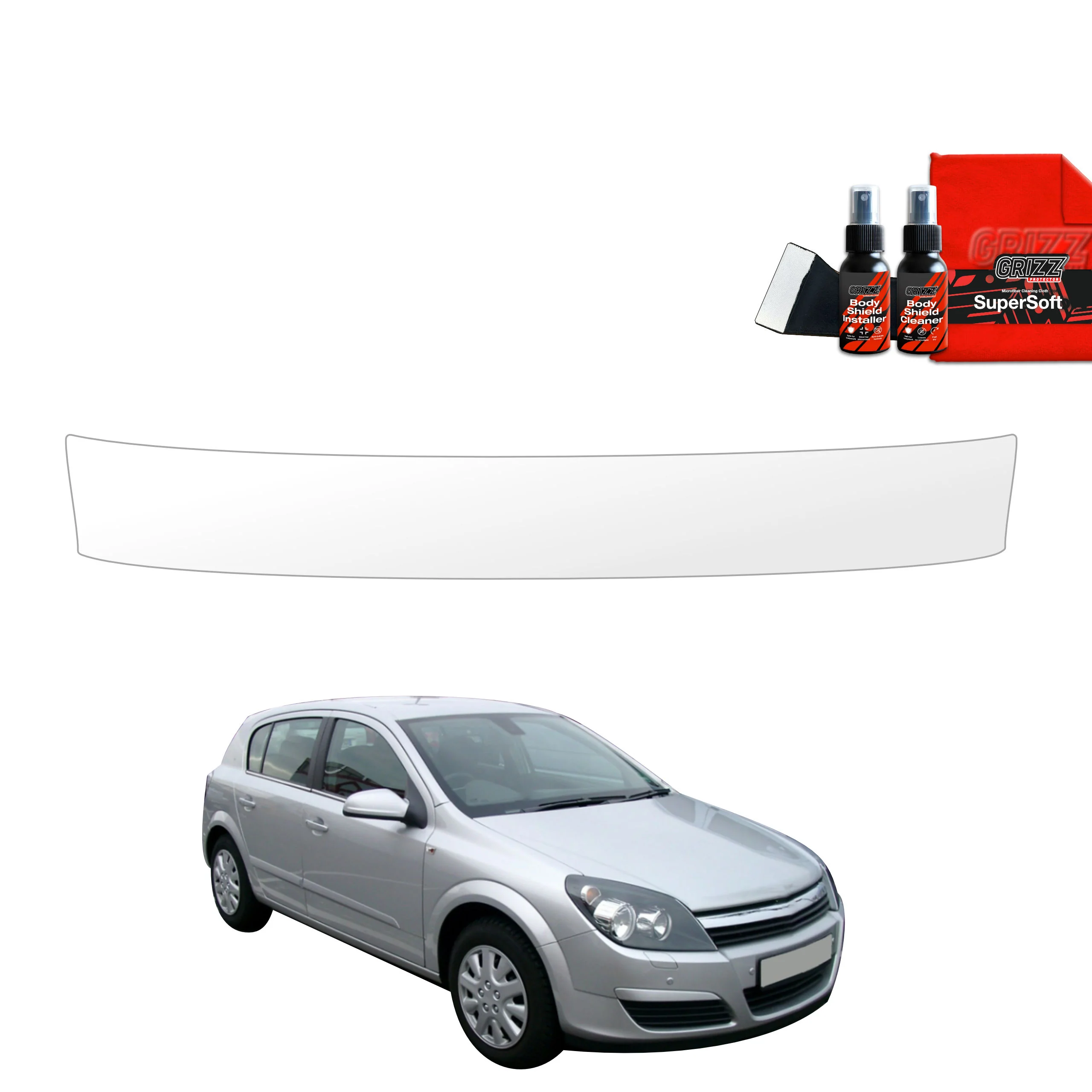 Schutzfolie für Ladekante - Opel Astra H Hatchback 5D (2004-2014)