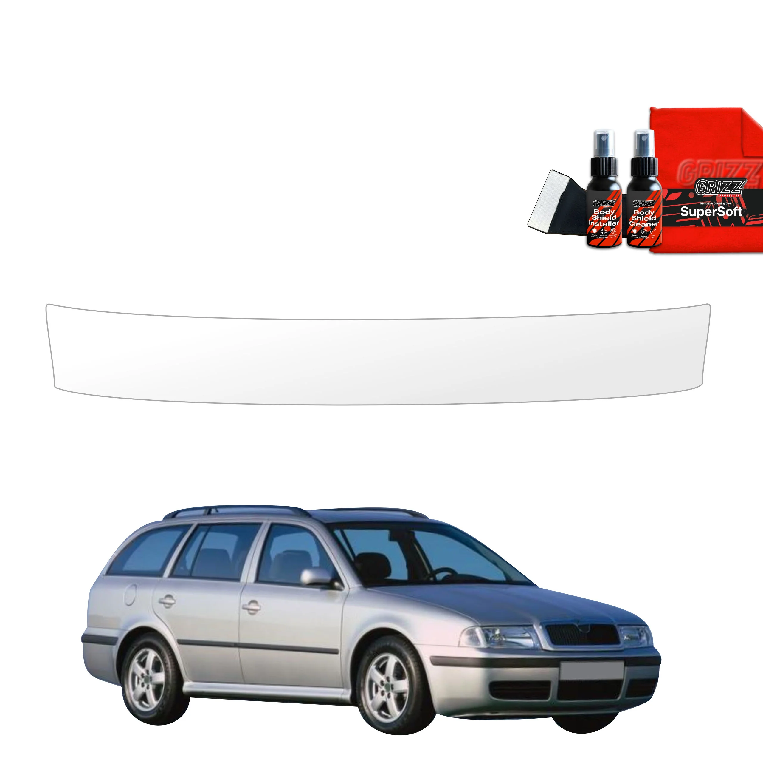 Schutzfolie für Ladekante - Skoda Octavia Kombi (1996-2010)