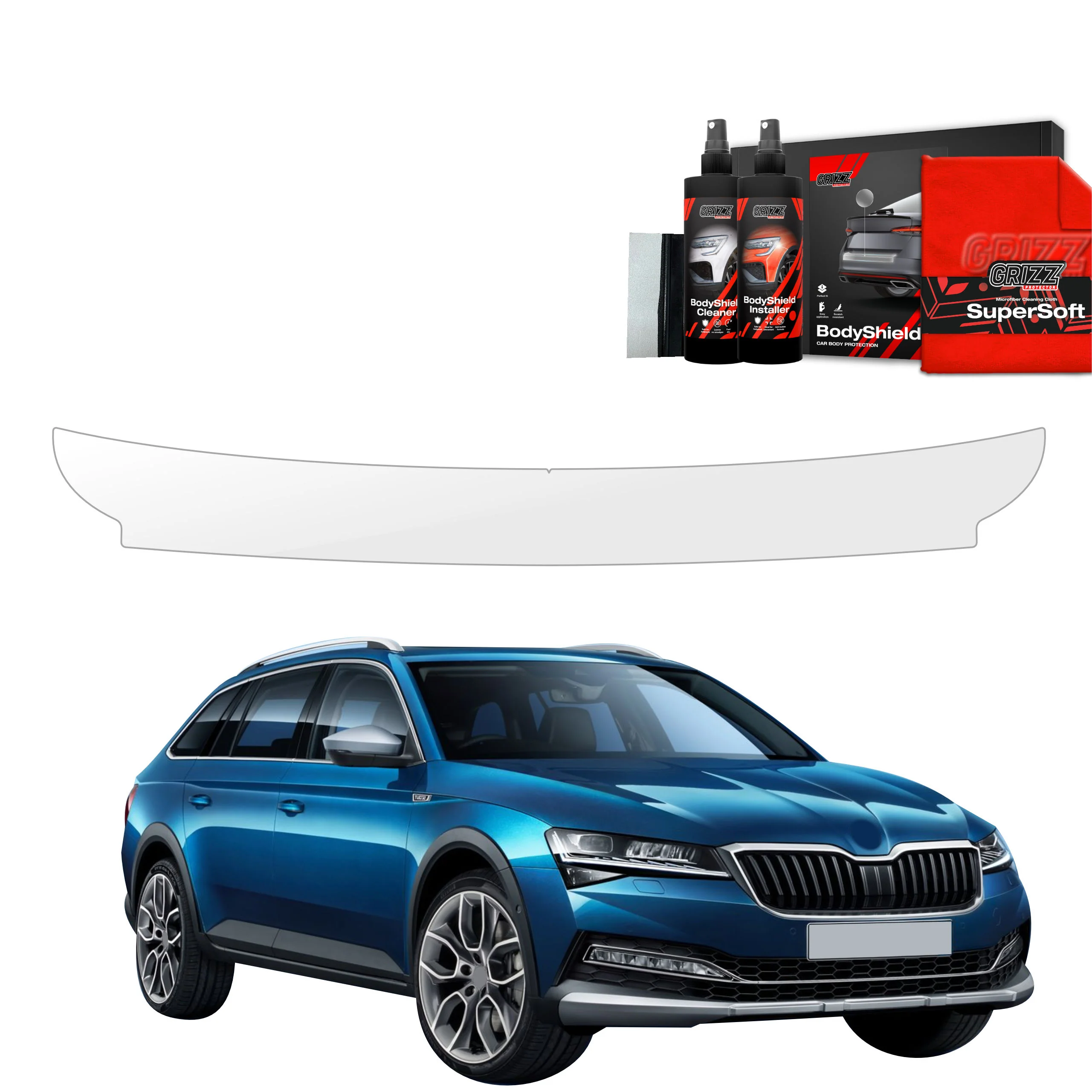 Schutzfolie für Ladekante - Skoda Superb 3 Combi (2019- 2023)
