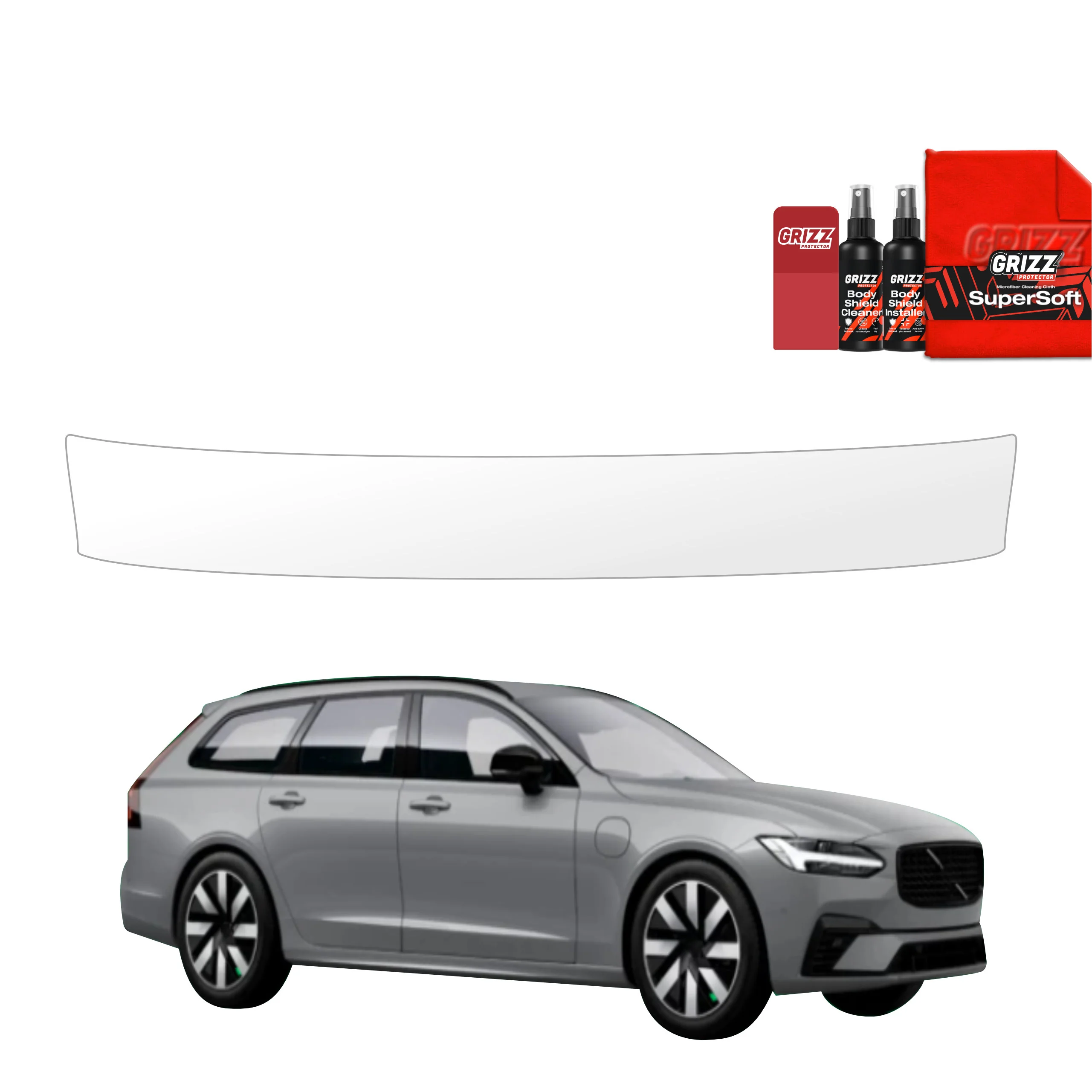 Schutzfolie für Ladekante - Volvo V90 (2021-2026)