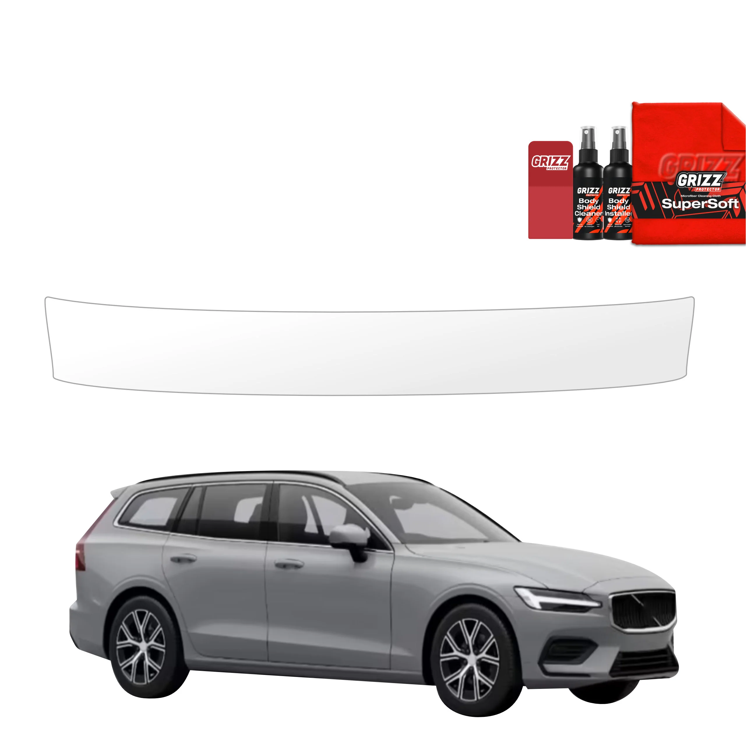 Schutzfolie für Ladekante - Volvo V60 (2026)