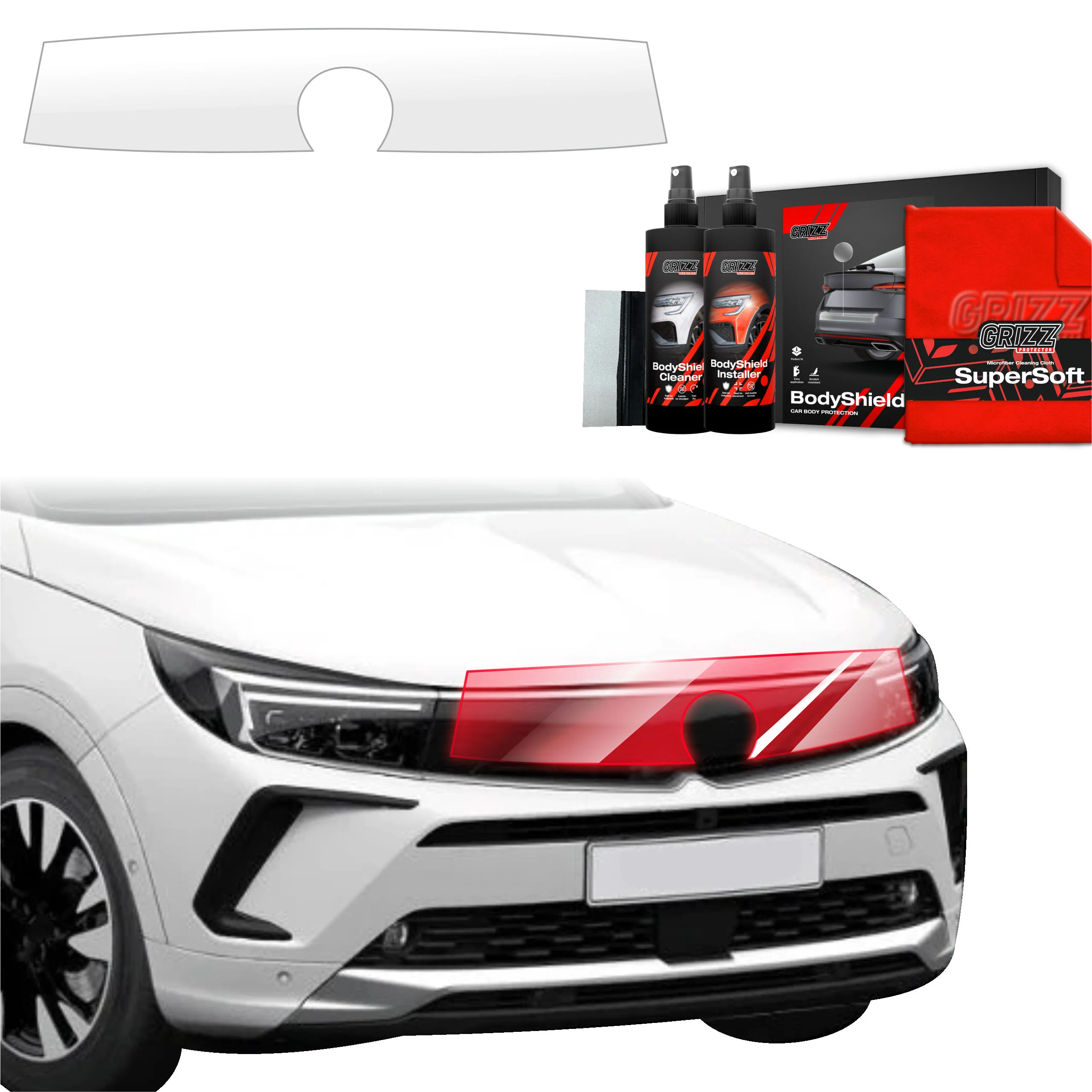 Schutzfolie für Motorhaube - Opel Grandland (2021-2024)